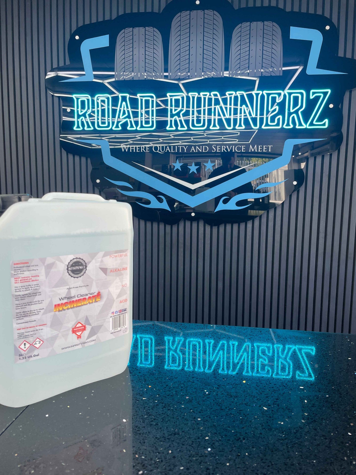 INFINITY WAX WHEEL CLEANER INCINERATE 5L