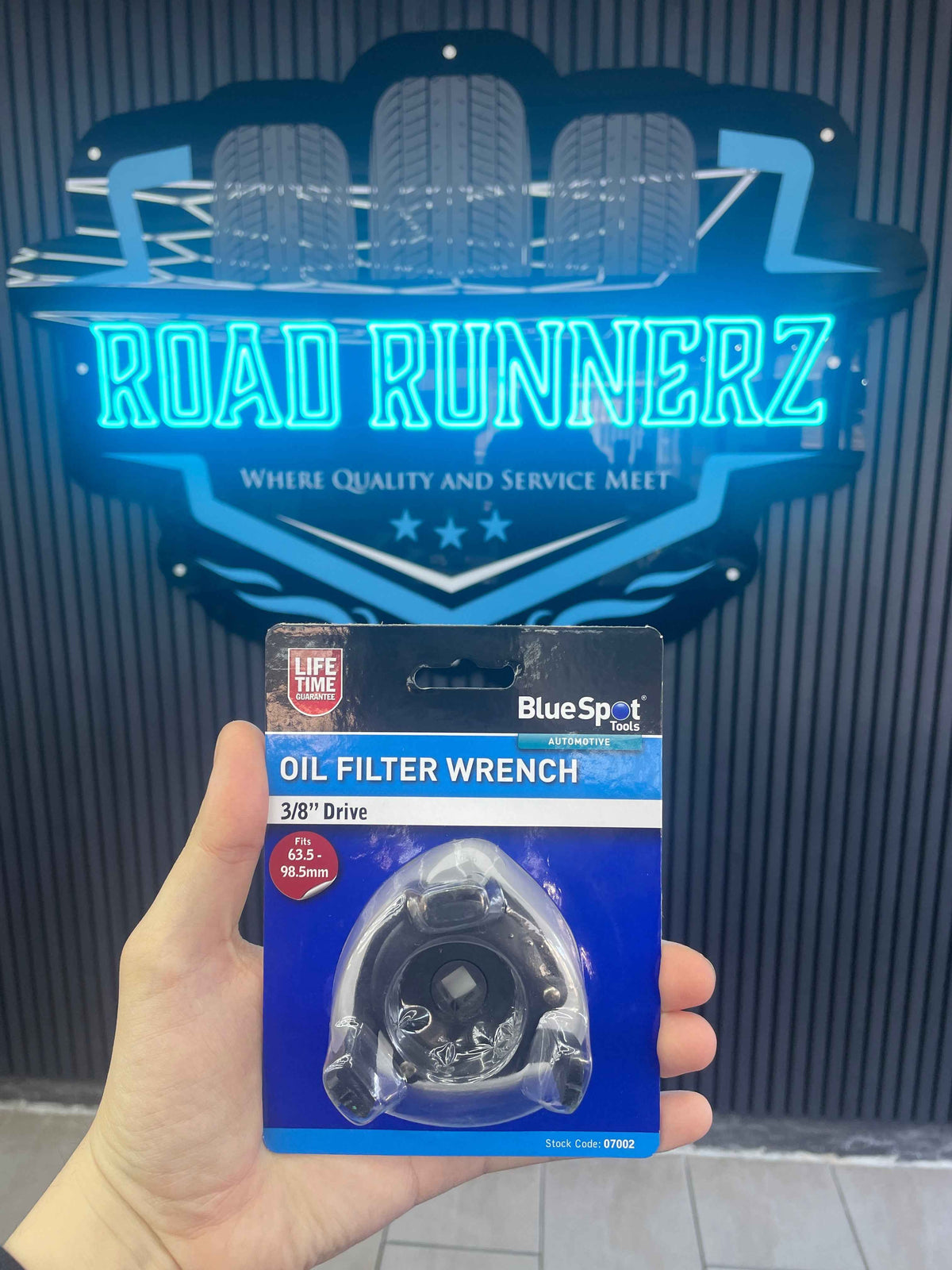 BLUESPOT OIL FILTER WRENCH 3/8 DRIVE