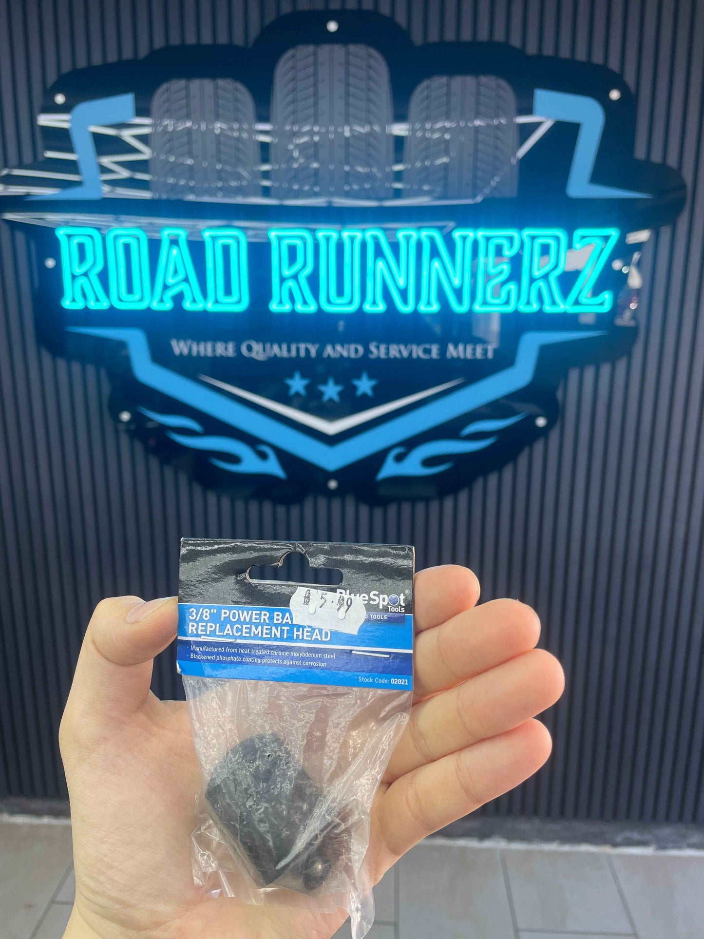 BLUESPOT 3/8” POWER BAR REPLACEMENT HEAD