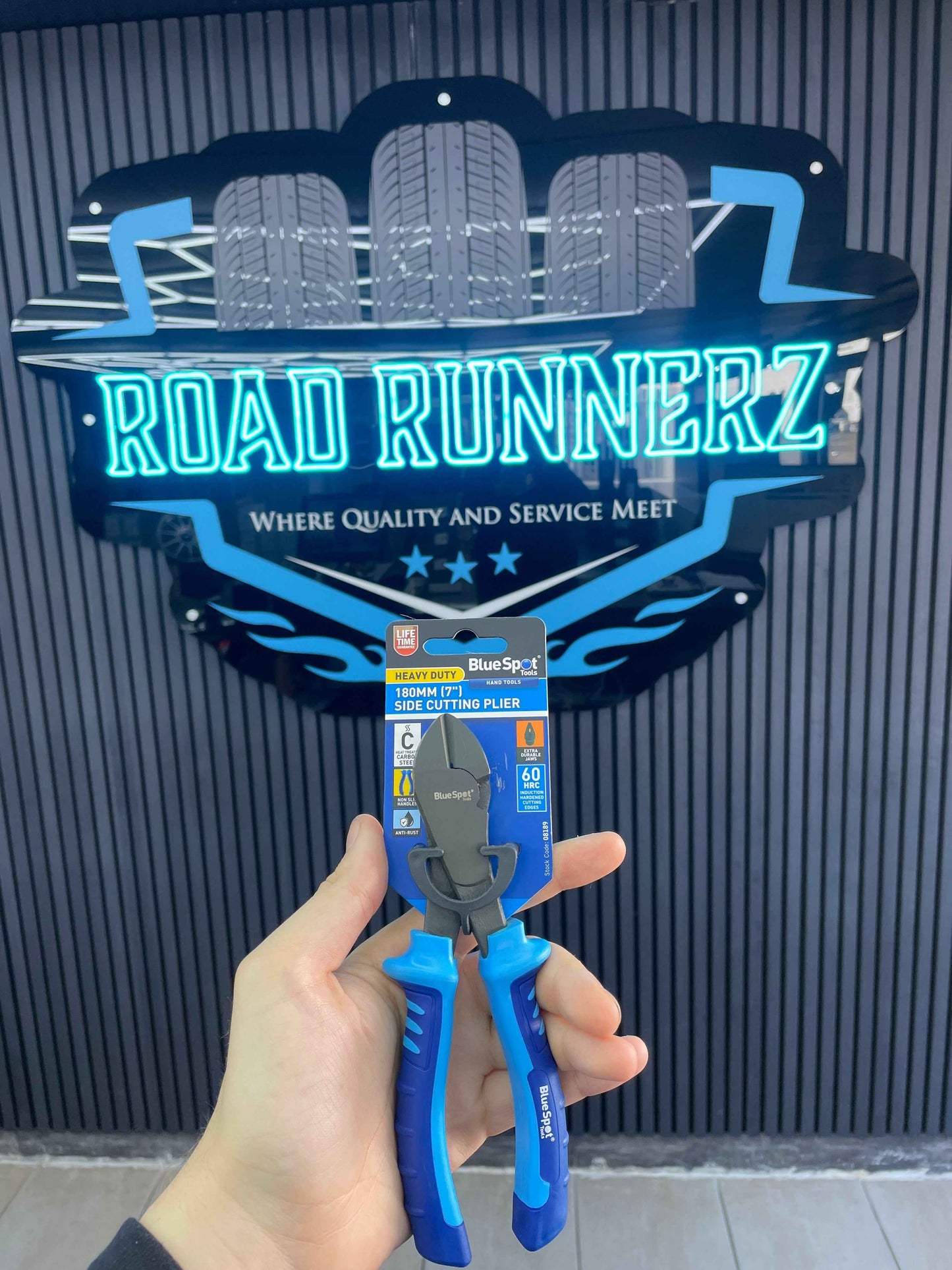BLUESPOT HEAVY DUTY 180MM 7” SIDE CUTTING PLIER