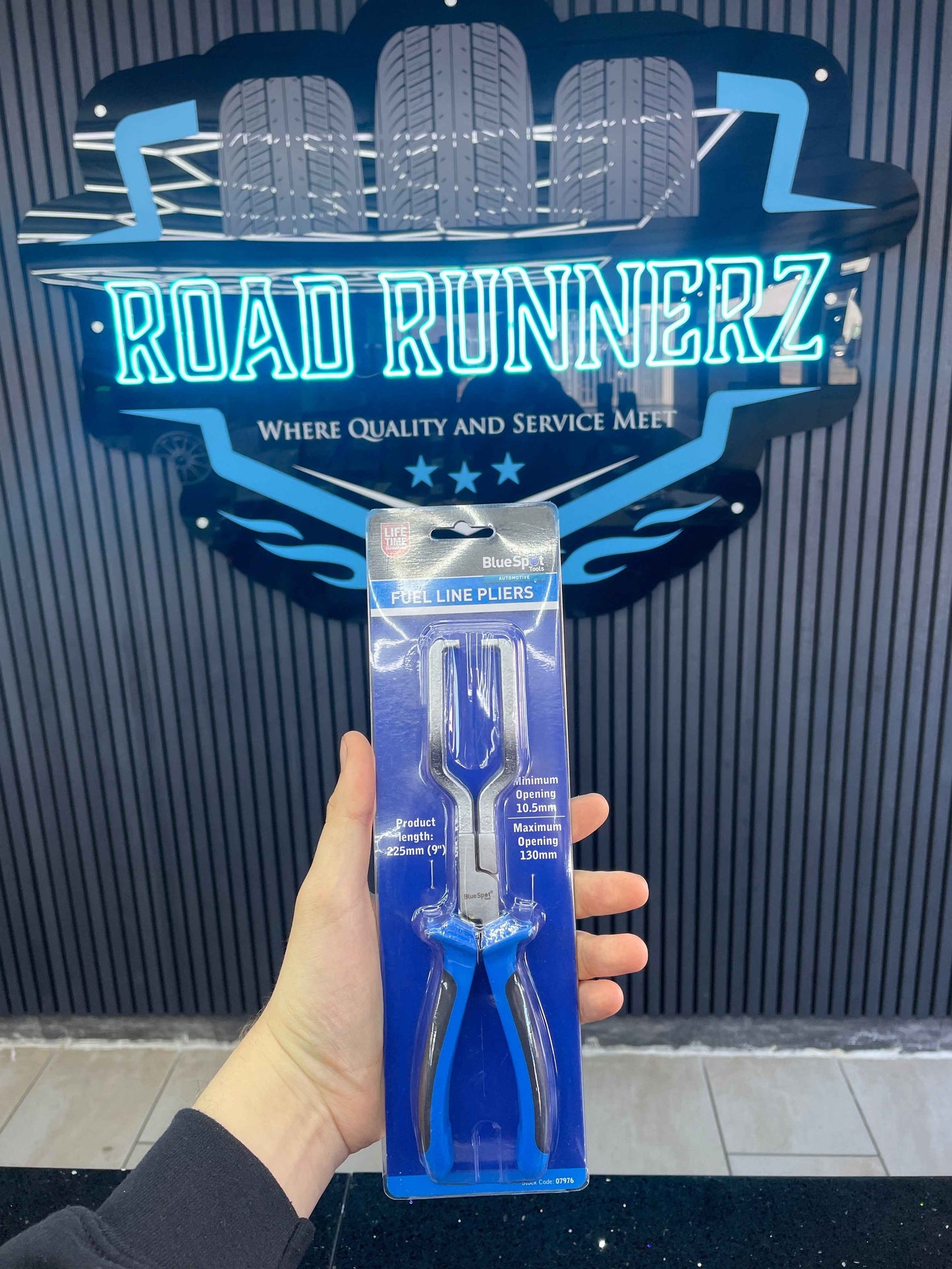 BLUESPOT FUEL LINE PLIERS