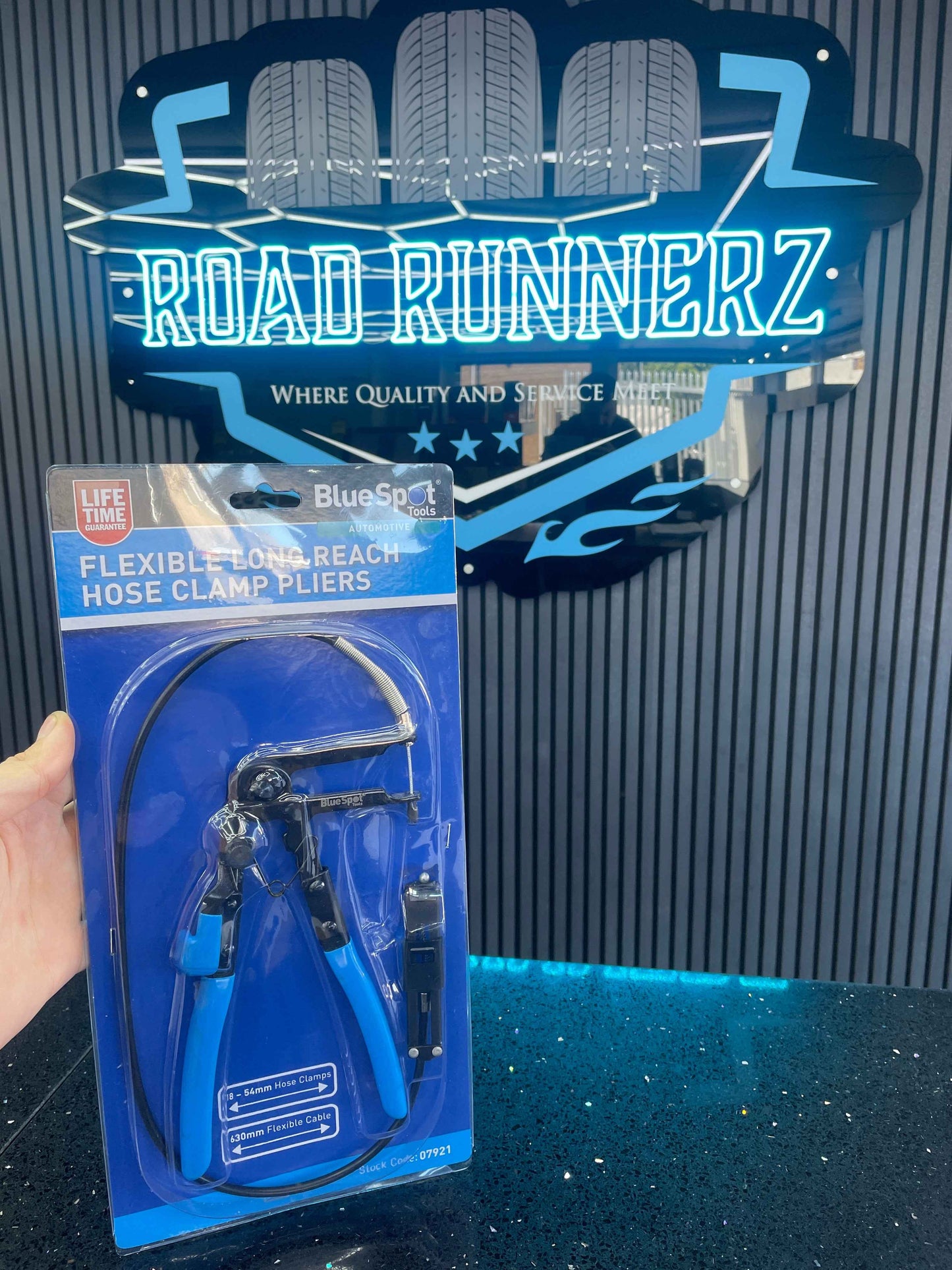 BLUESPOT FLEXIBLE LONG REACH HOSE CLAMP PLIERS