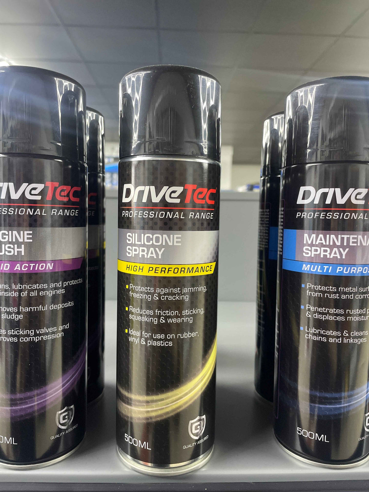 DRIVETEC SILICONE SPRAY HIGH PERFORMANCE 500ML