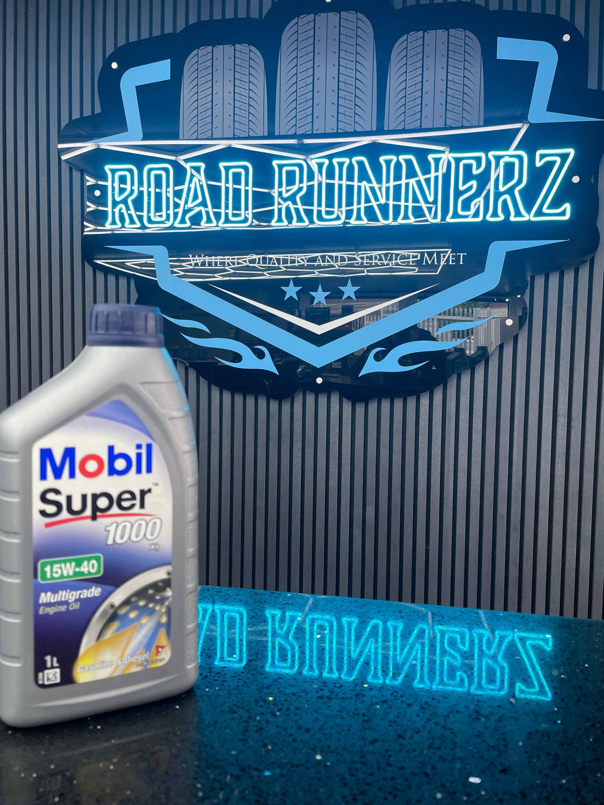 MOBIL SUPER 1000 15W-40 MULTIGRADE ENGINE OIL 1L