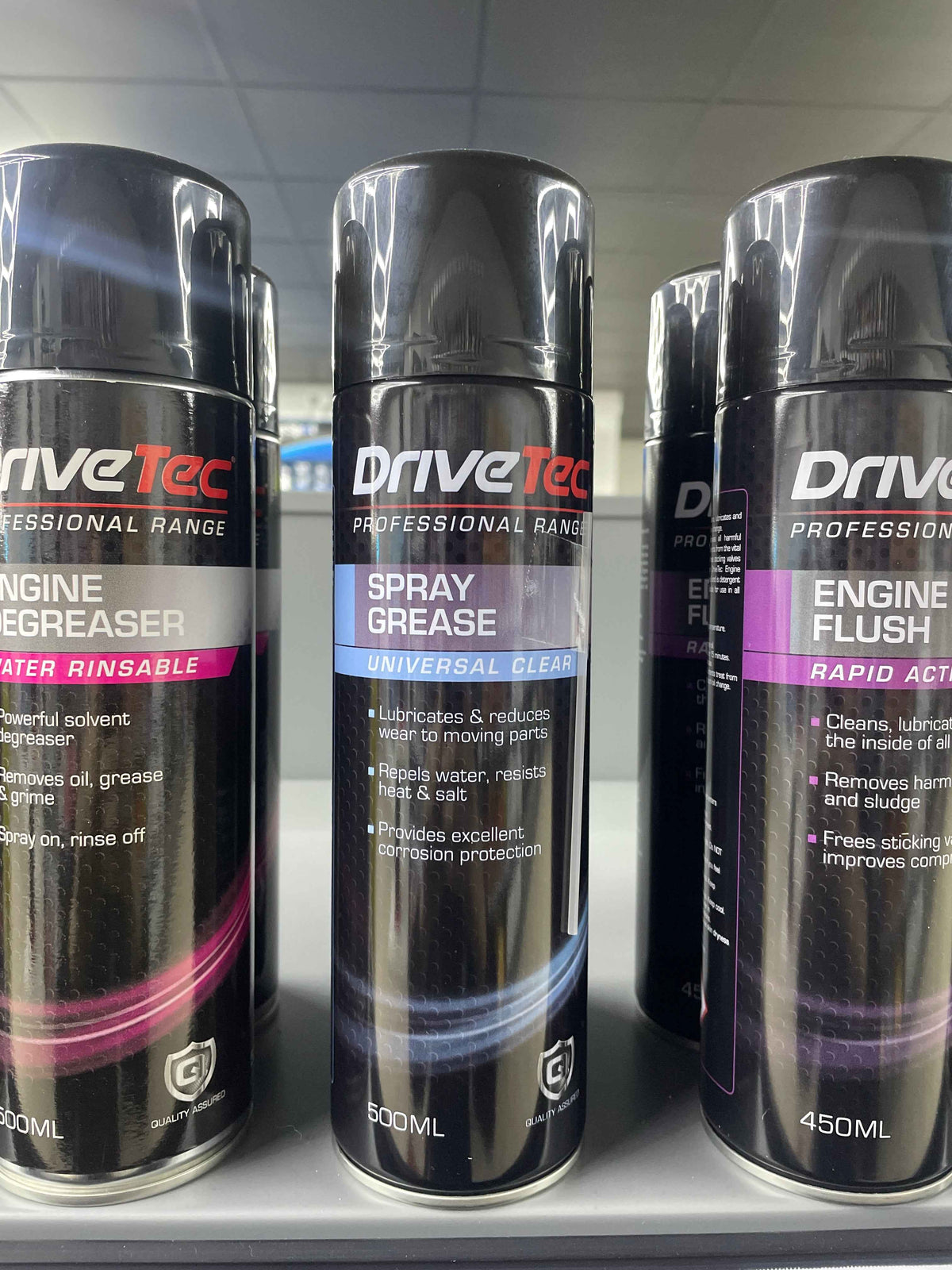 DRIVETEC SPRAY GREASE UNIVERSAL CLEAR 500ML