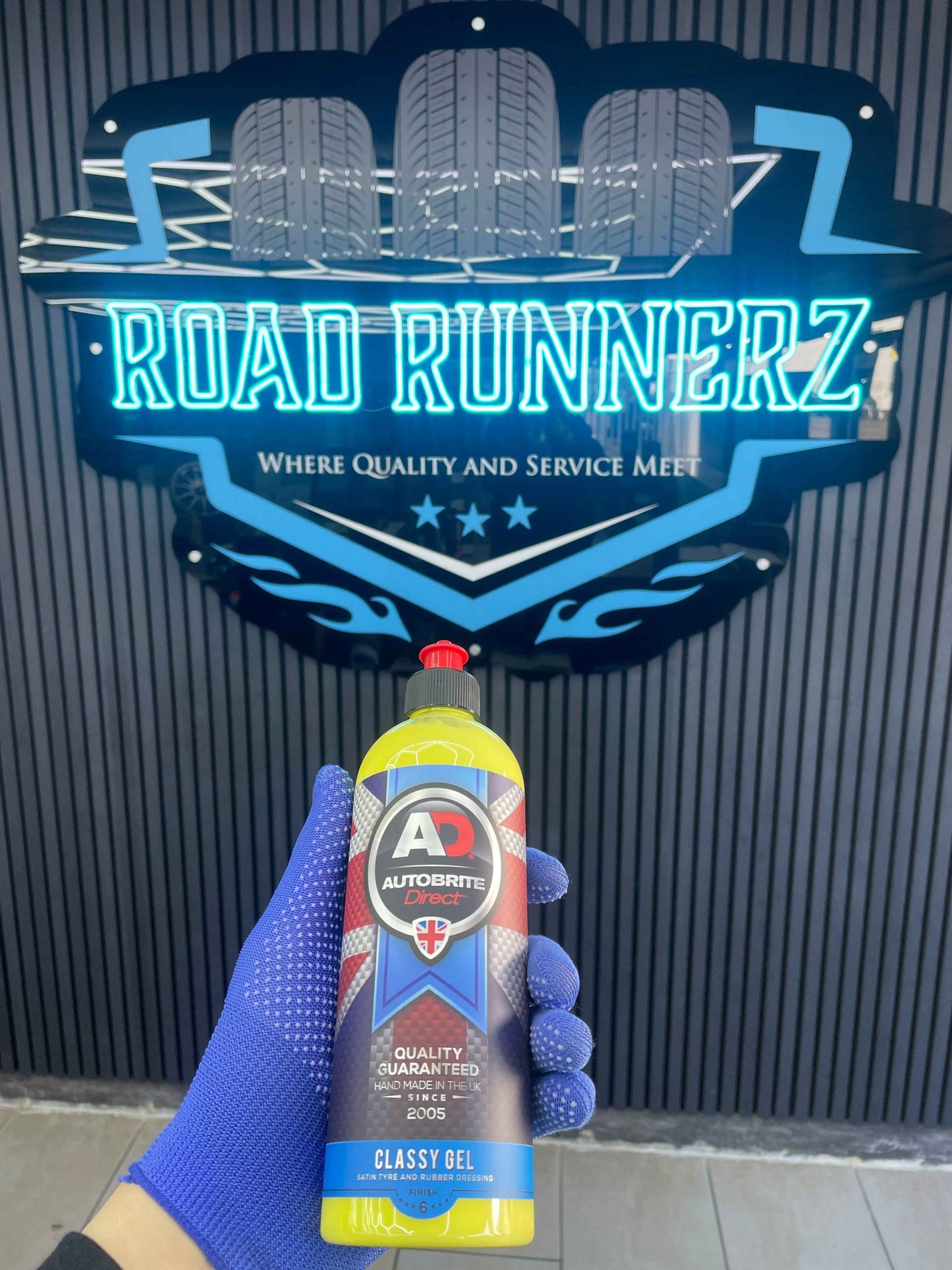 AUTOBRITE CLASSY GEL SATIN TYRE AND RUBBER DRESSING 500ML
