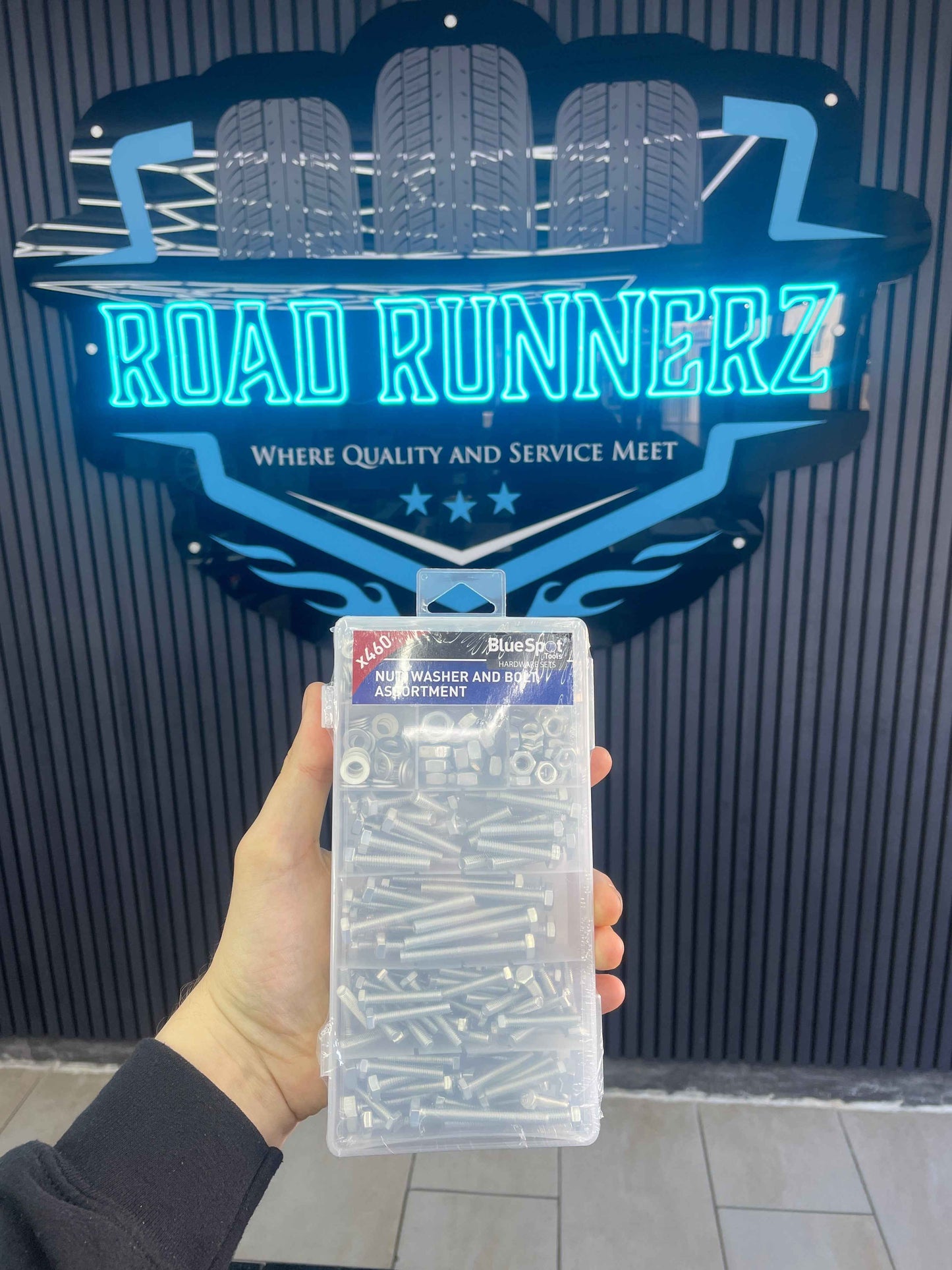 BLUESPOT NUT, WASHER AND BOLT ASSORTMENT