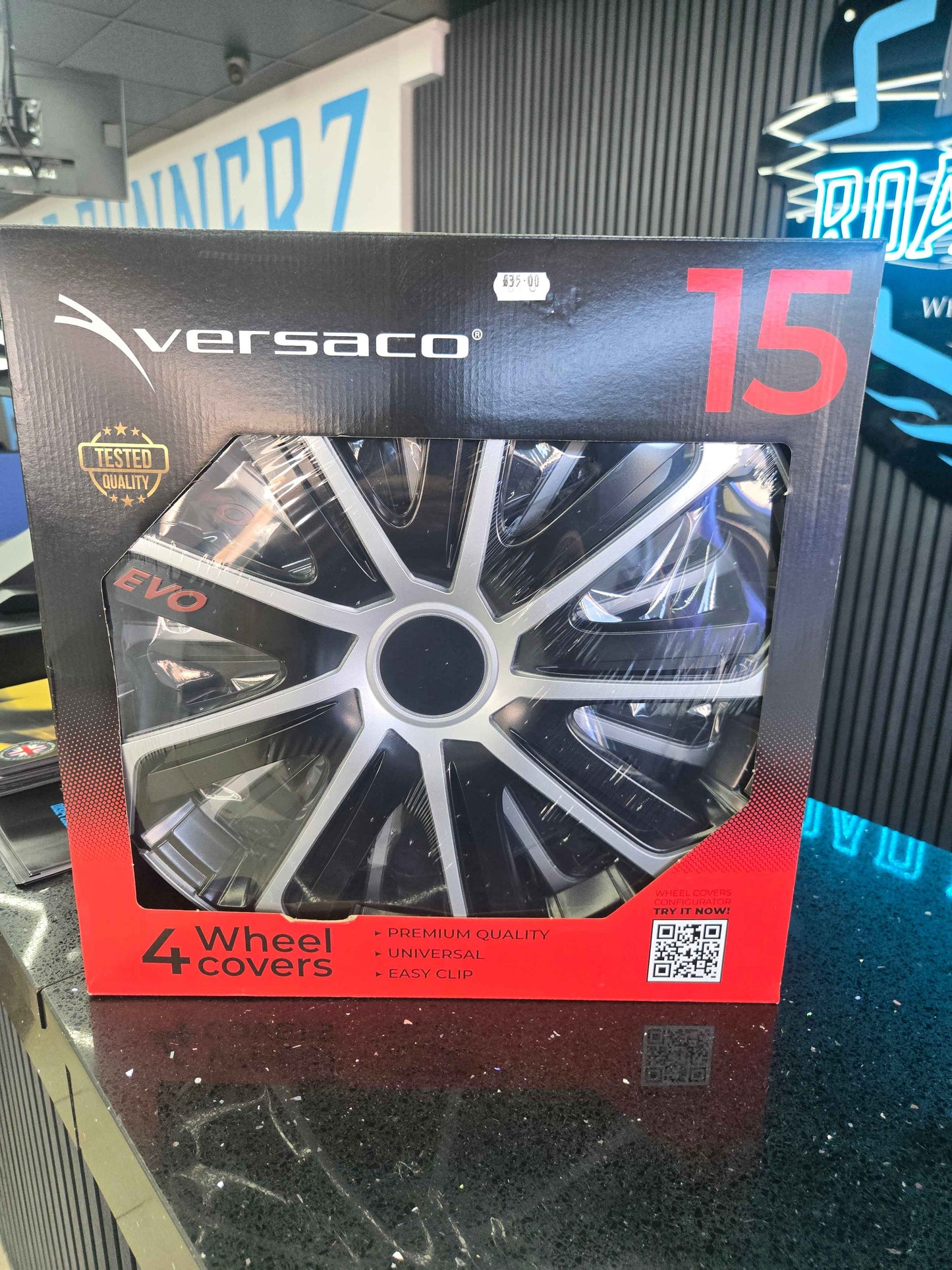 VERSACO 4 WHEEL COVERS "15"
