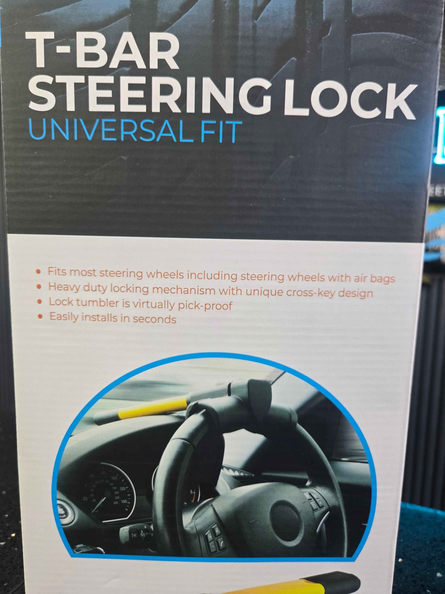 SIMPLY T-BAR STEERING LOCK