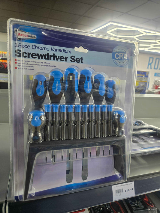 STREETWISE 18 PCS SCREWDRIVER SET