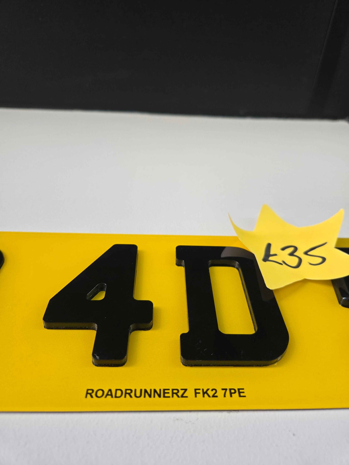 CUSTOM NUMBER PLATES