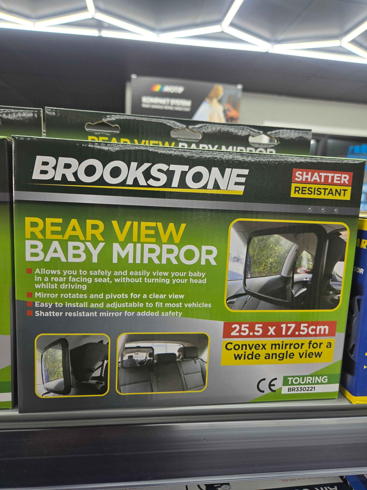 BROOKSTONE REAR VIEW BABY MIRROR