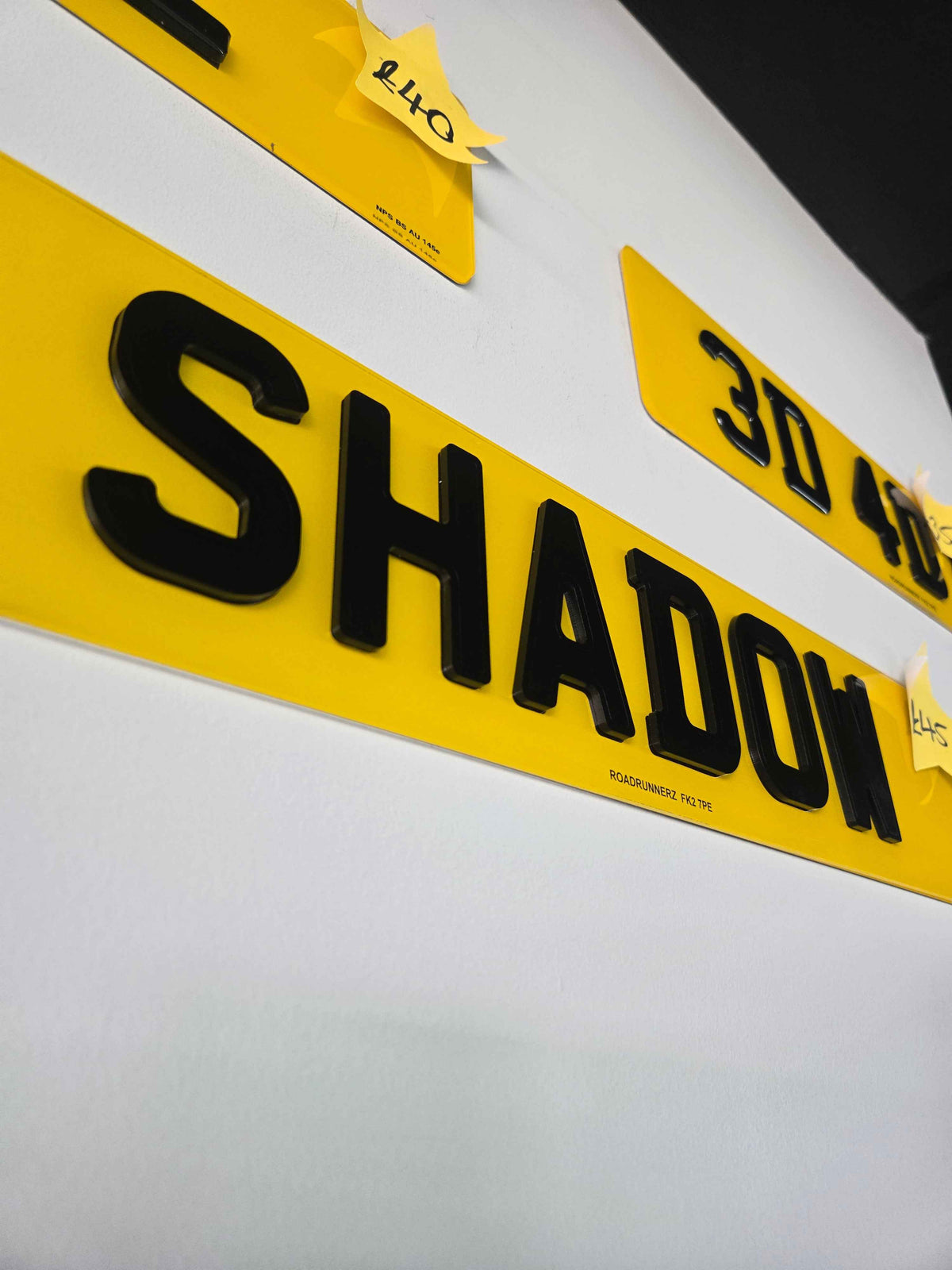 CUSTOM NUMBER PLATES