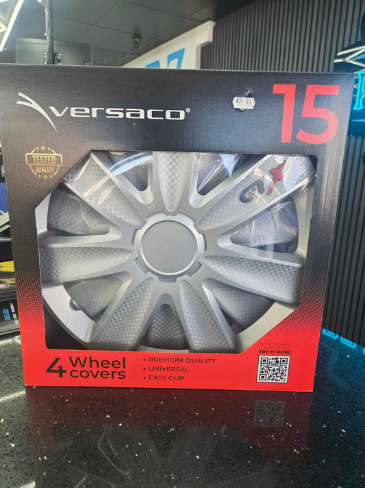 VERSACO 4 WHEEL COVERS "15"