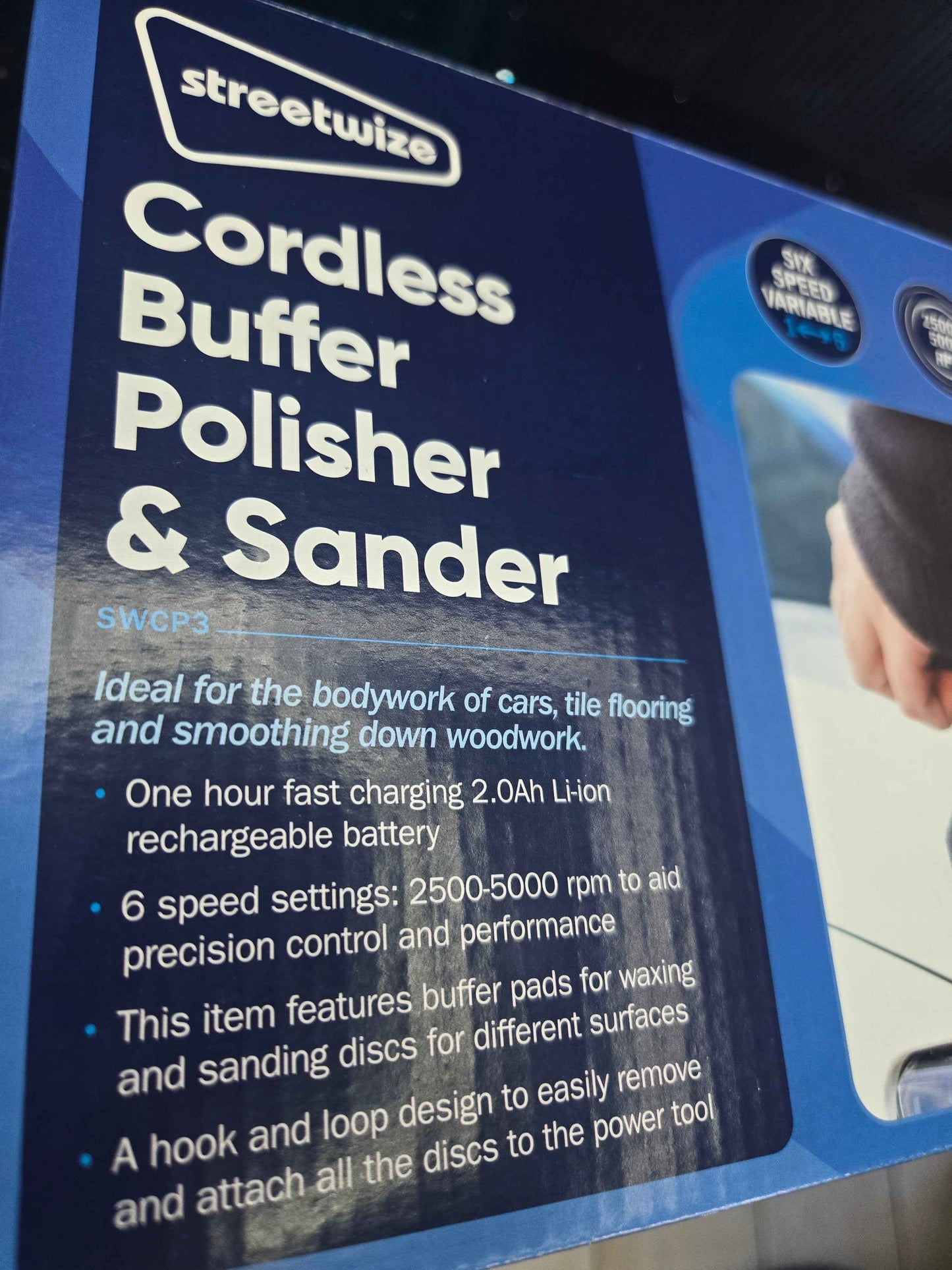 STREETWISE CORDLESS BUFFER POLISHER & SANDER