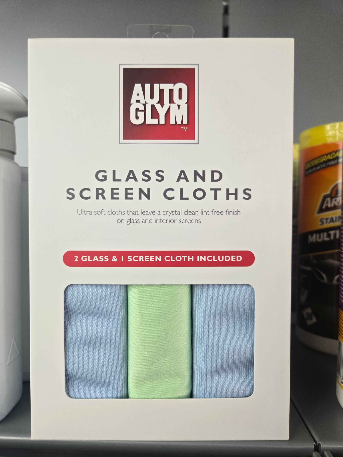 AUTO GLYM GLASS AND SCREEN CLOTHS