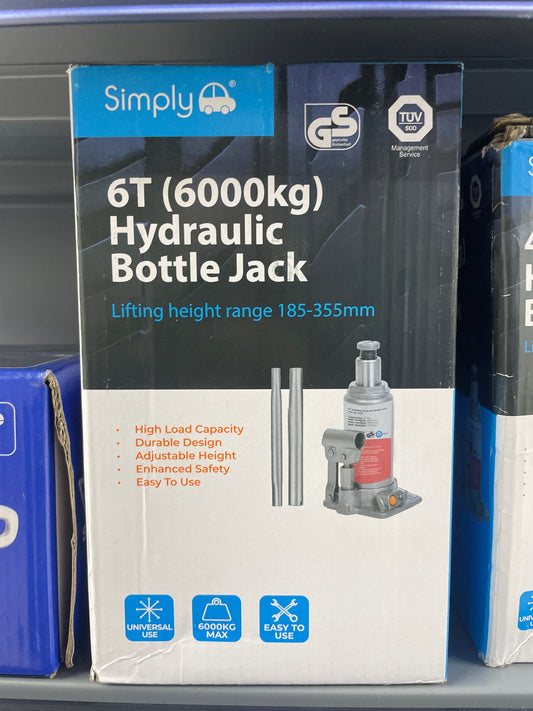 SIMPLY 6T (6000KG) HYDRAULIC BOTTLE JACK