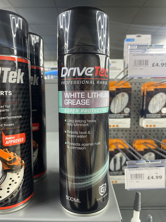 DRIVETEC WHITE LITHIUM GREASE SUPER PROTECTIVE 500ML