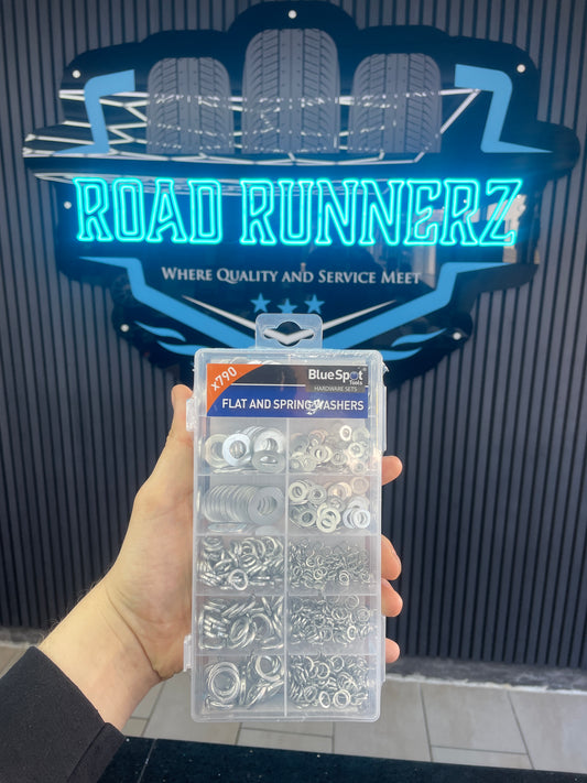 BLUESPOT FLAT AND SPRING WASHERS