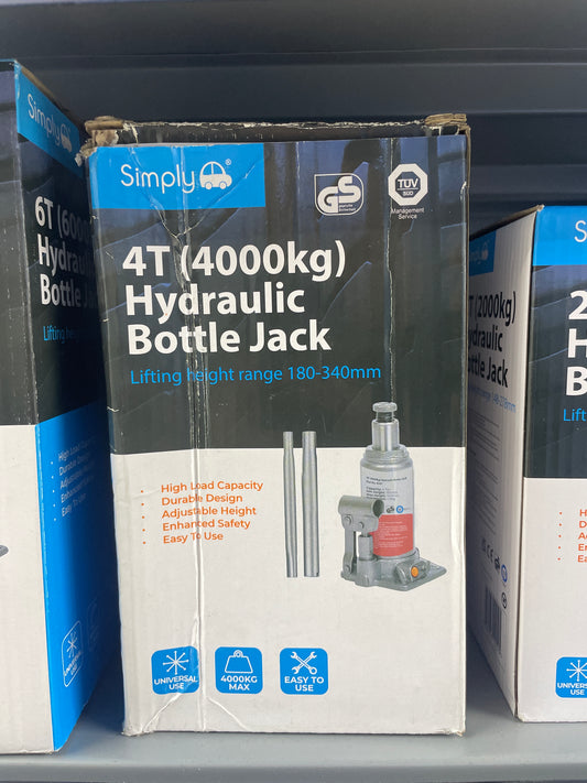 SIMPLY 4T (4000KG) HYDRAULIC BOTTLE JACK