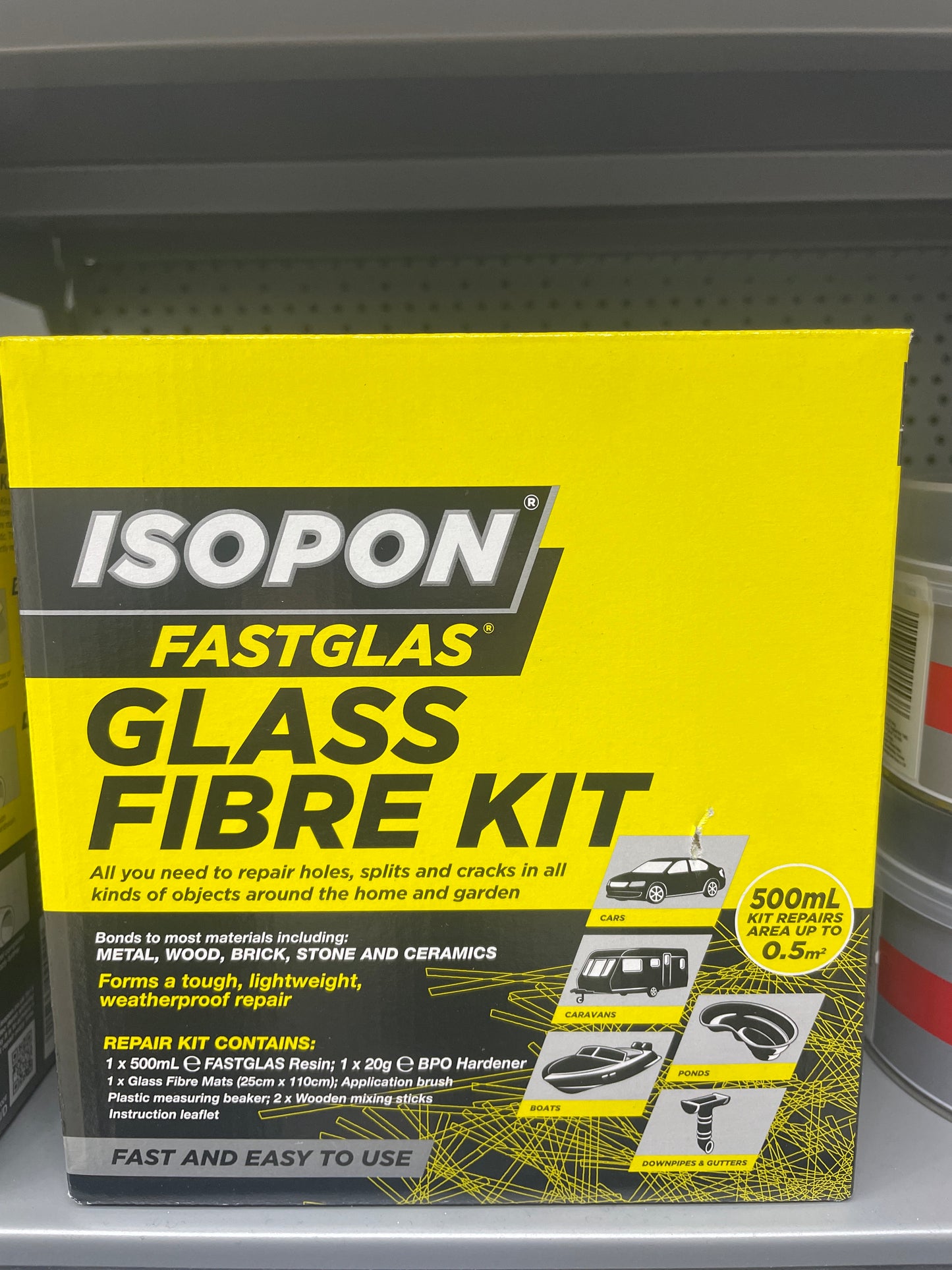 ISOPON FAST GLASS FIBRE KIT LARGE