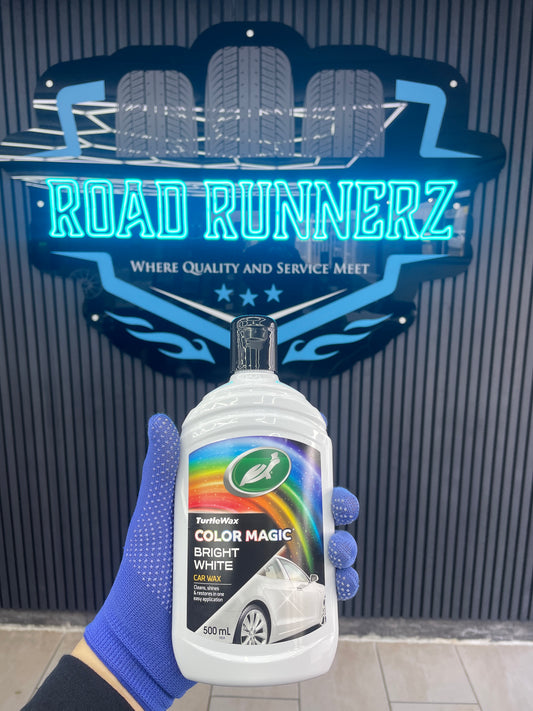 TURTLEWAX COLOR MAGIC BRIGHT WHITE CAR WAX