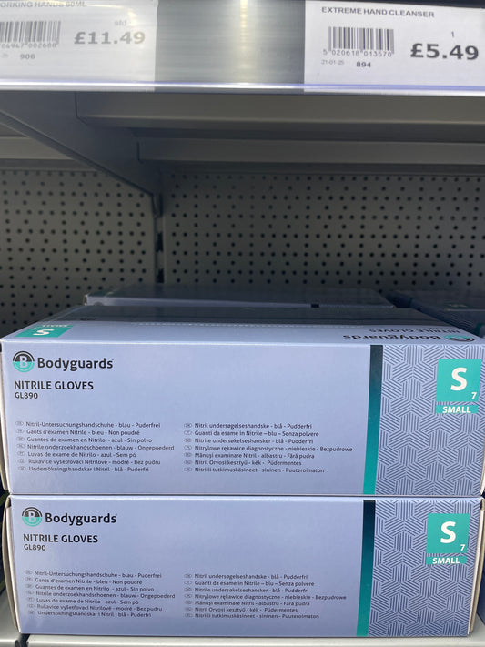 BODYGUARDS NITRILE GLOVES GL890