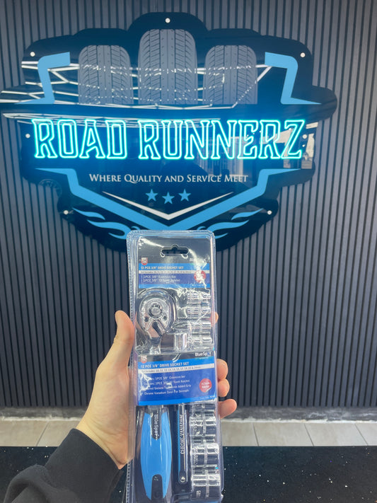 BLUESPOT 12 PCE 3/8” DRIVE SOCKET SET