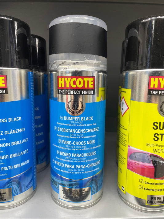HYCOTE BUMPER BLACK SPRAY PAINT