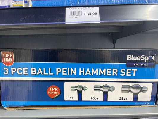 BLUESPOT 3 PCE BALL PEIN HANMER SET (8OZ,16OZ & 32OZ)