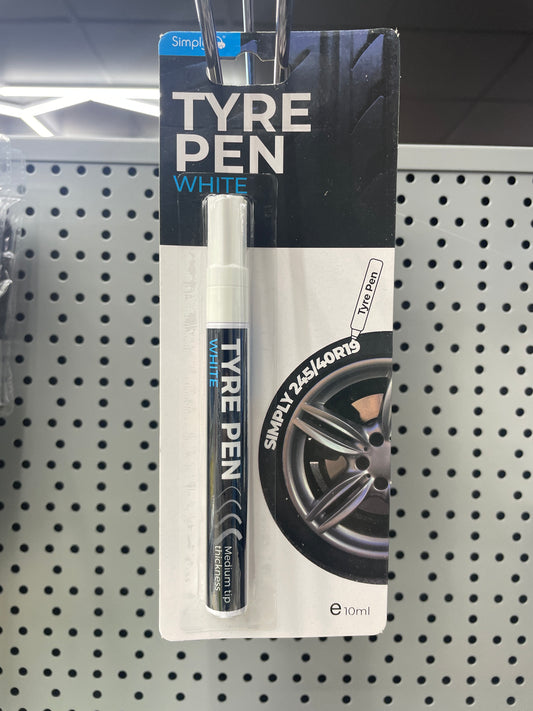 SIMPLY TYRE PEN WHITE