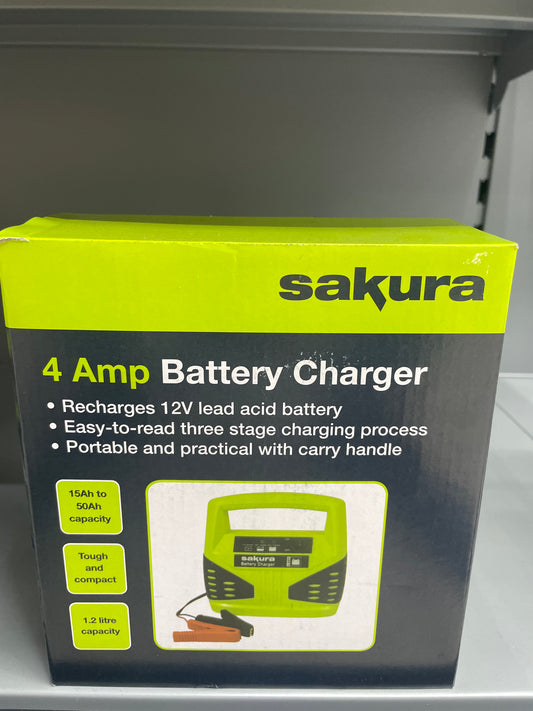 SAKURA 4 AMP BATTERY CHARGER