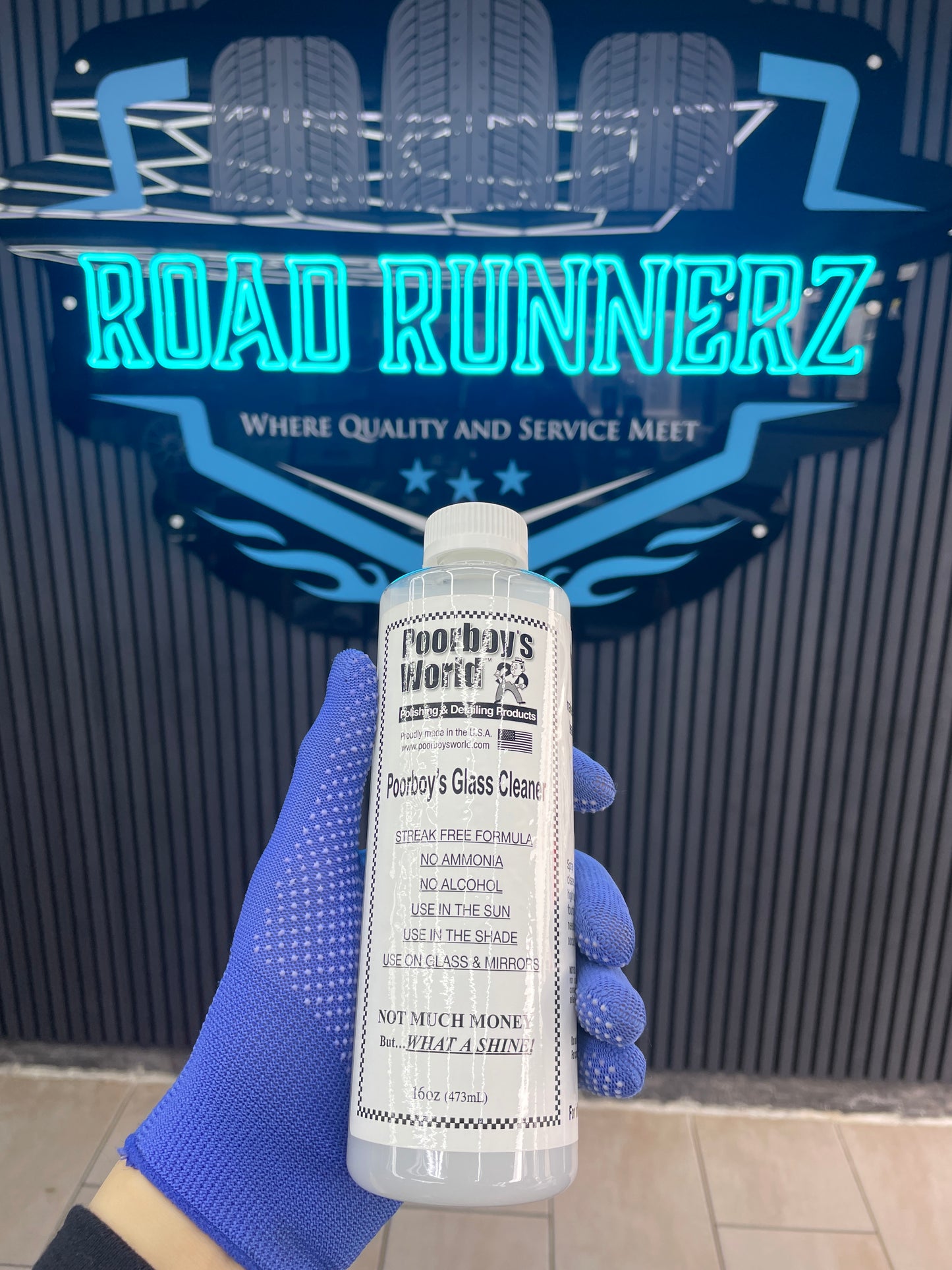 POORBOY’S WORLD GLASS CLEANER
