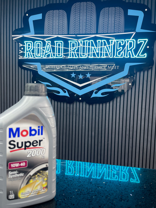MOBIL SUPER 2000 10W-40 SEMI-SYNTHETIC 1L