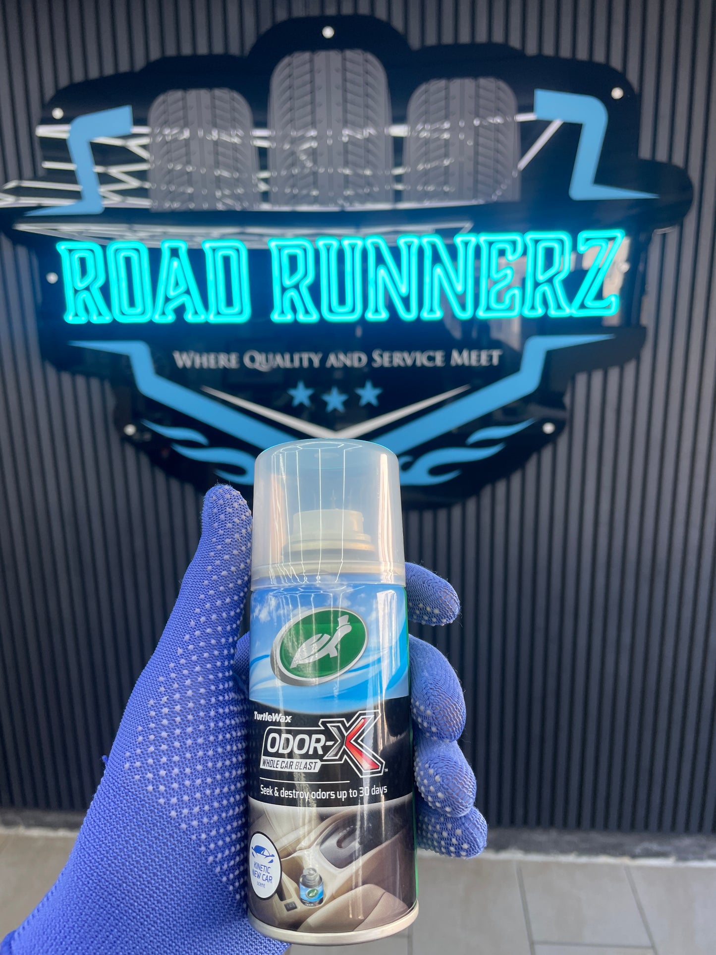 TURTLEWAX ODOR-X WHOLE CAR BLAST KINETIC NEW CAR