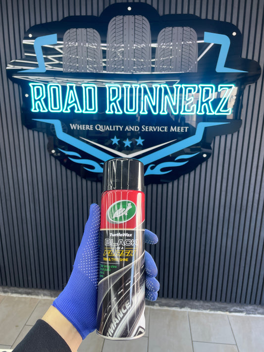 TURTLEWAX BLACK IN A FLASH TRIM & TYRE SHINE