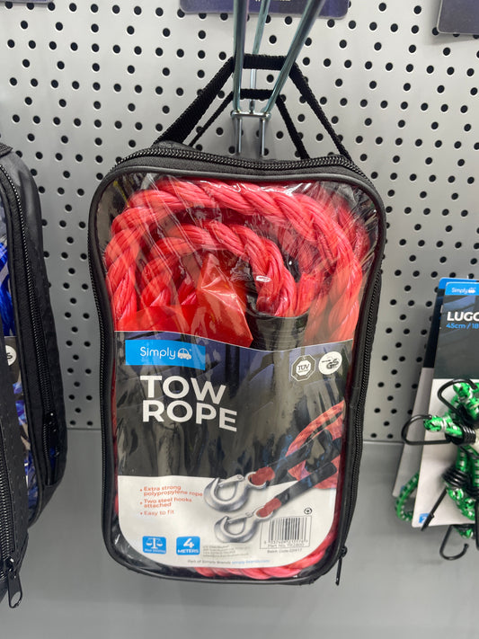 SIMPLY TOW ROPE 4M MAX 2800KG