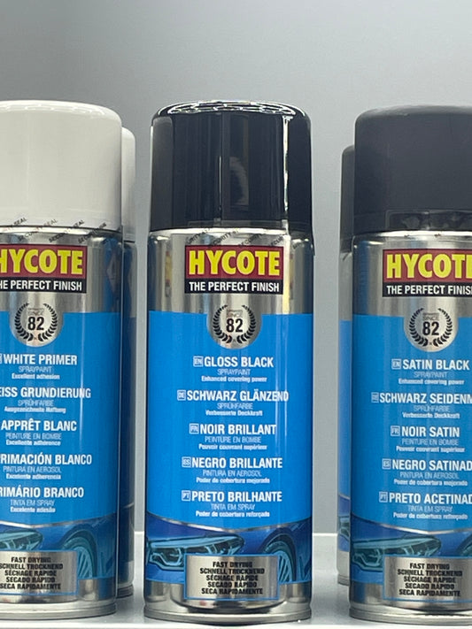 HYCOTE GLOSS BLACK SPRAY PAINT