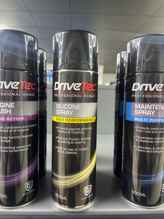 DRIVETEC SILICONE SPRAY HIGH PERFORMANCE 500ML