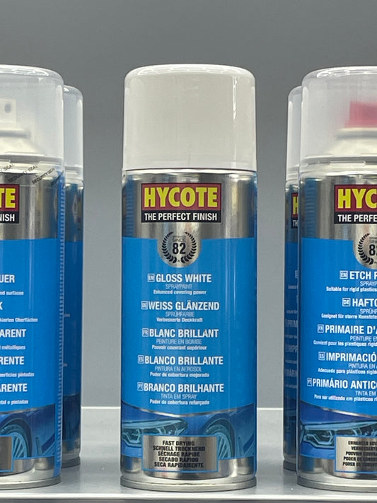 HYCOTE GLOSS WHITE SPRAY PAINT