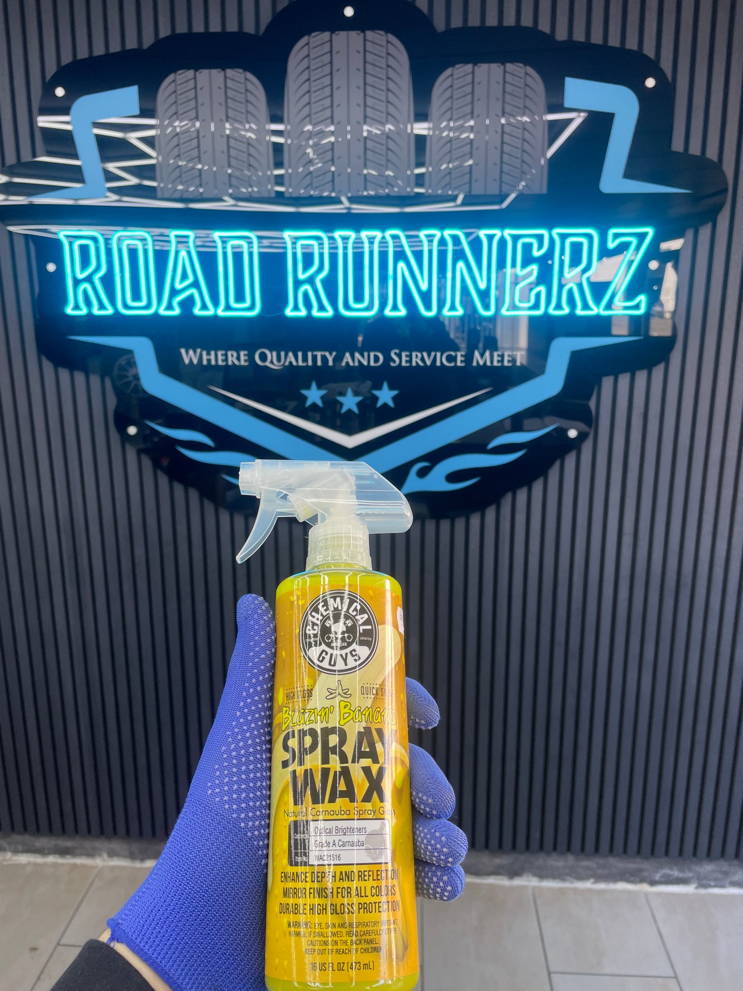 CHEMICAL GUYS BLAZIN BANANA SPRAY WAX 500ML