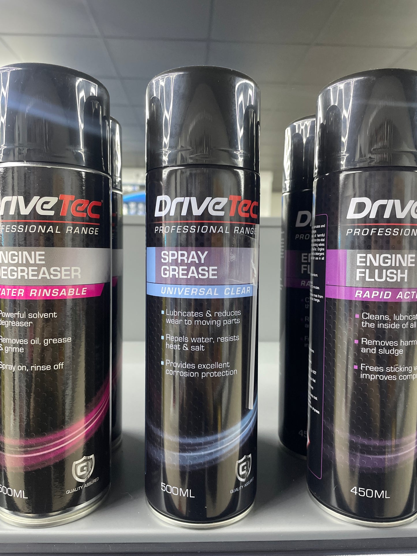 DRIVETEC SPRAY GREASE UNIVERSAL CLEAR 500ML