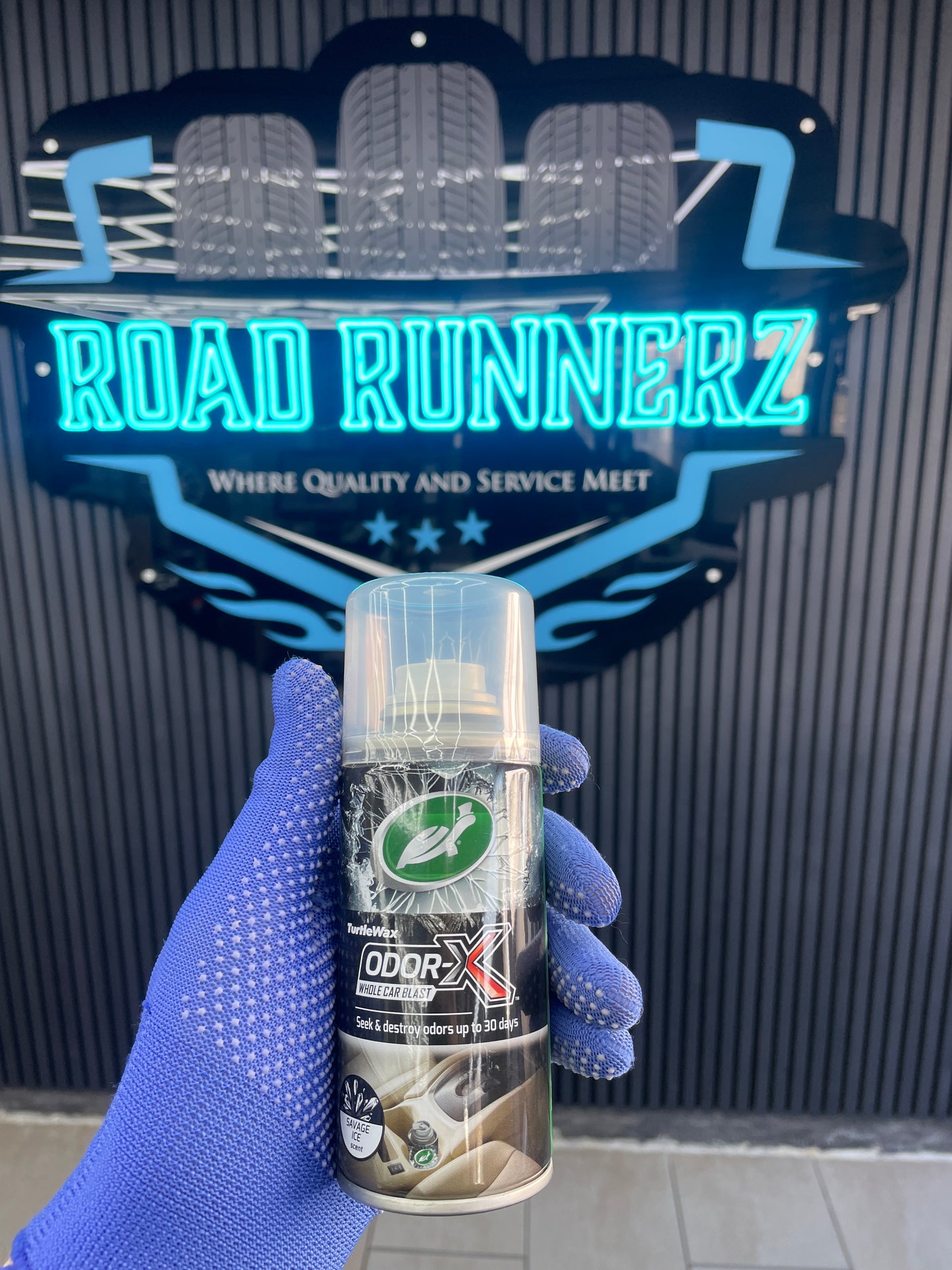 TURTLEWAX ODOR-X WHOLE CAR BLAST SAVAGE ICE
