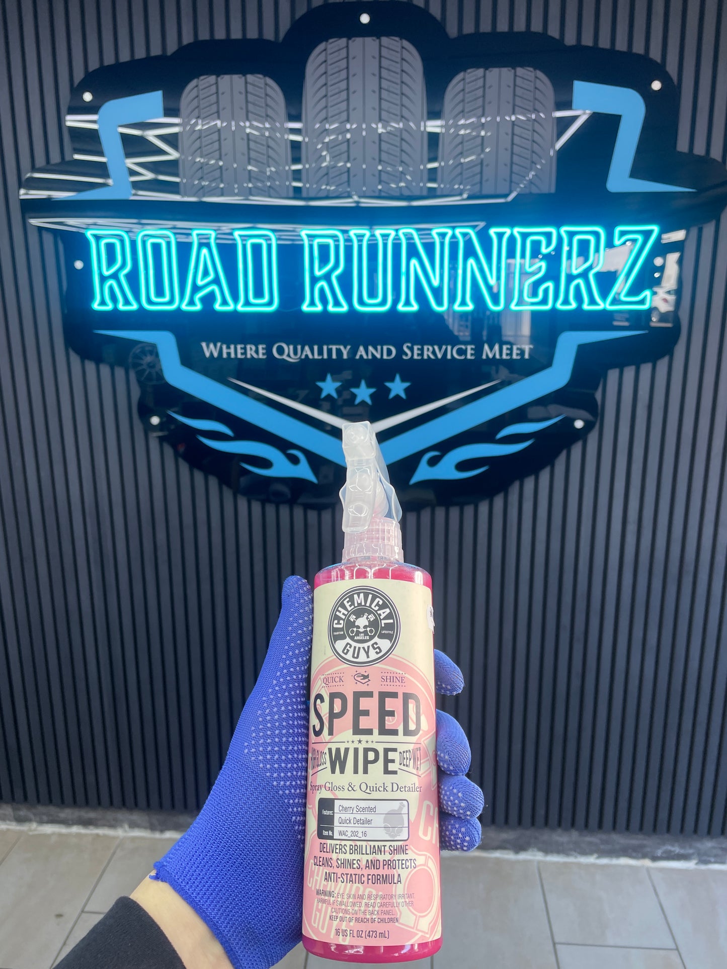 CHEMICAL GUYS SPEED WIPE SPRAY GLOSS & QUICK DETAILER 500ML