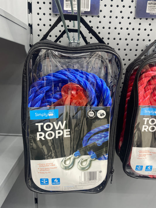 SIMPLY TOW ROPE 4M MAX 2000KG