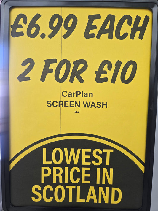 CAR PLAN ALL SEASONS SCREENWASH 5LTR