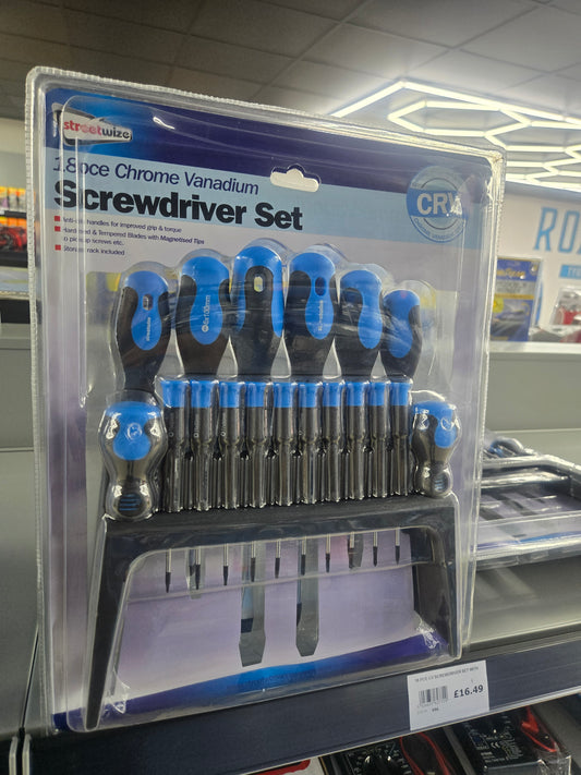 STREETWISE 18 PCS SCREWDRIVER SET