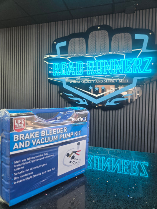 BLUESPOT BRAKE BLEEDER AND VACUUM PUMP KIT