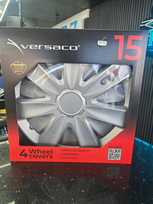 VERSACO 4 WHEEL COVERS "15"
