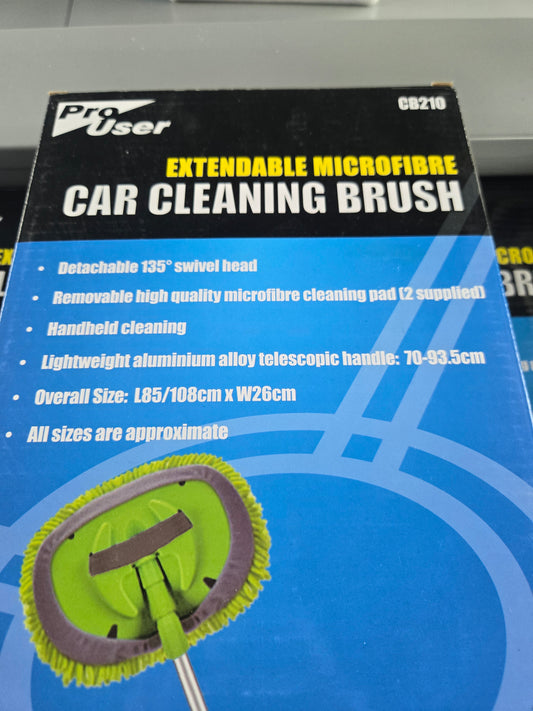 EXTENDABLE MICROFIBER CAR CLEANING BRUSH
